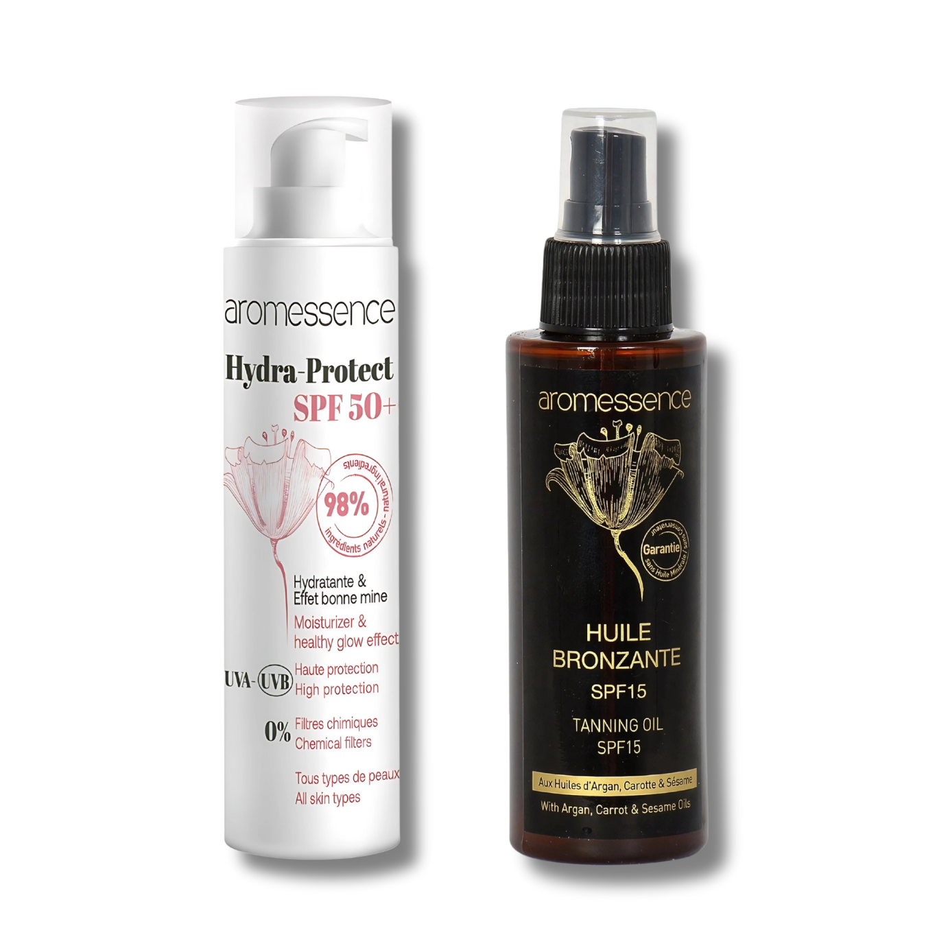 DUO HUILE BRONZANTE + HYDRA-PROTECT