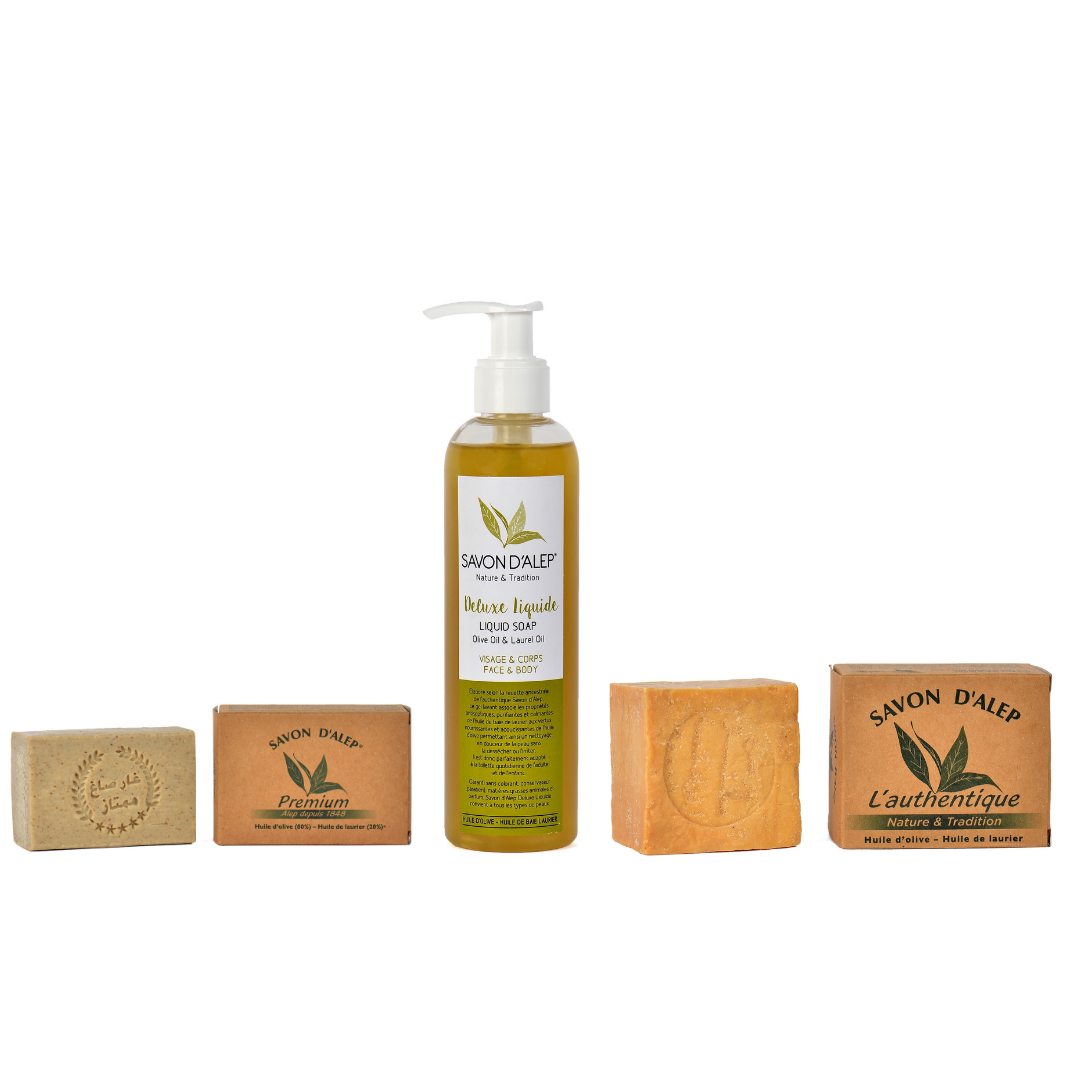 Aleppo Soap Discovery Pack – Premium, Authentic & Liquid Laurel